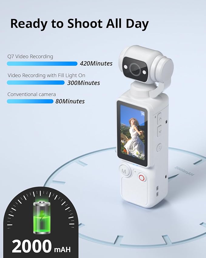 OZCT - 4K Ultra HD Handheld Gimbal Camera © Limited Time Offer Product Description