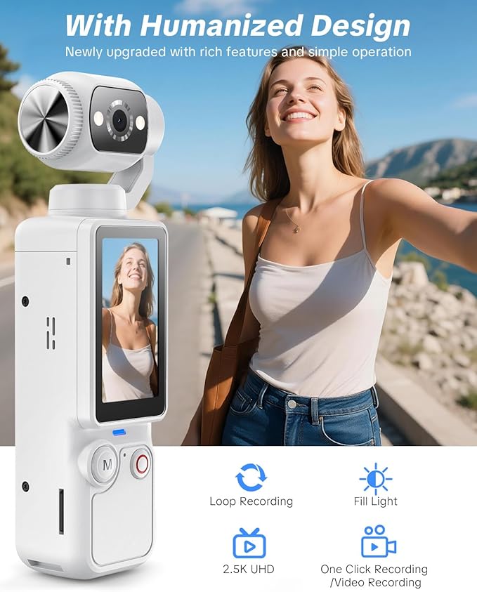 OZCT - 4K Ultra HD Handheld Gimbal Camera © Limited Time Offer Product Description