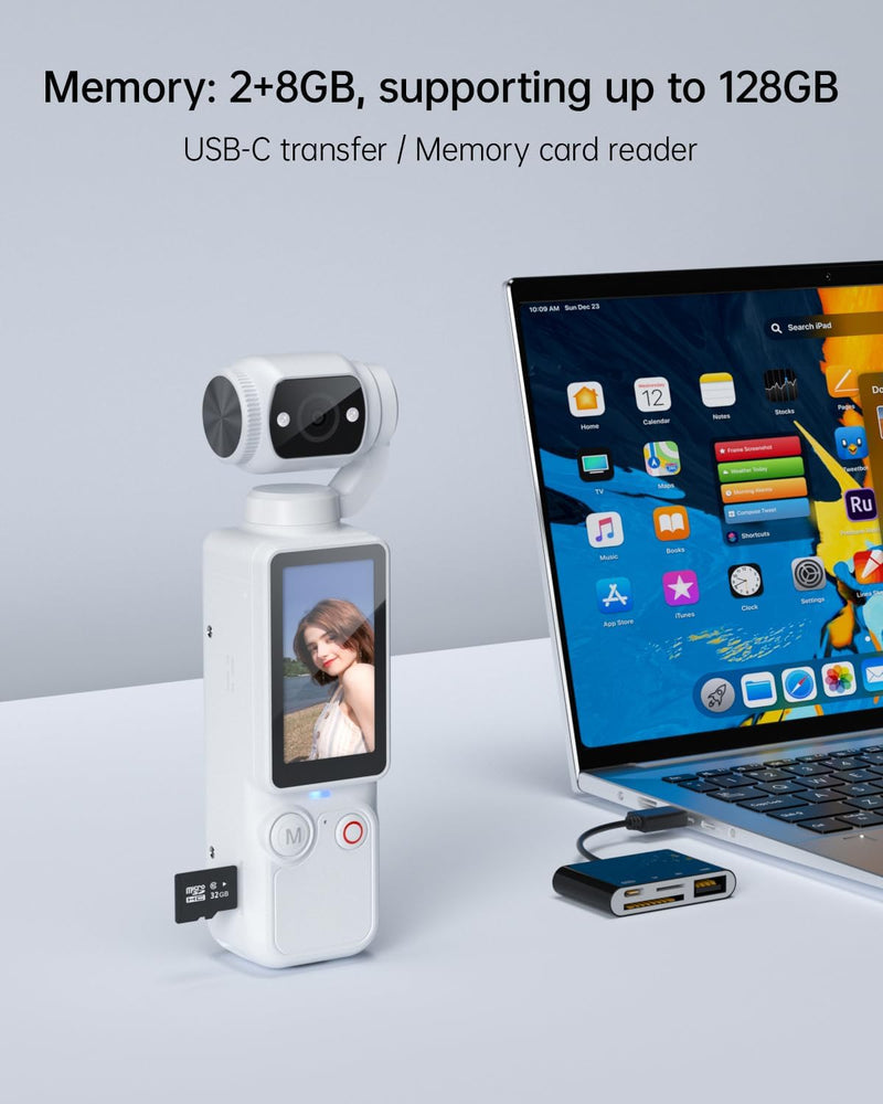 OZCT - 4K Ultra HD Handheld Gimbal Camera © Limited Time Offer Product Description